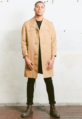 VINTAGE BEIGE TRENCH COAT
