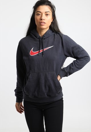 90S NIKE EMBROIDERED LOGO HOODIE