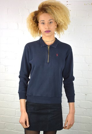 VINTAGE 90'S 1/4 ZIP RALPH LAUREN JUMPER
