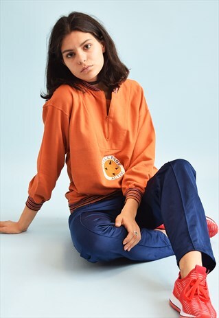 90'S RETRO ATHLEISURE SPORTS SWEATSHIRT JUMPER TOP