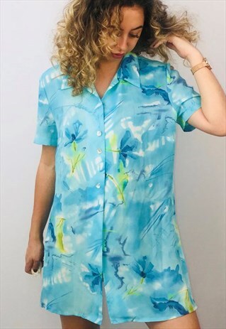 VINTAGE OVERSIZED PATTERN SHIRT