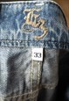 VINTAGE YOU ROCK BAGGY JEANS MEN'S MID BLUE