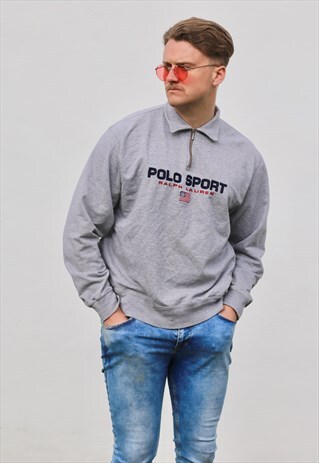 RALPH LAUREN POLO SPORT 1/4 ZIP SWEATSHIRT
