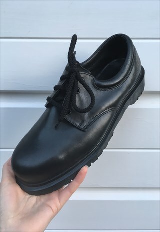 MENS DR MARTENS ROYAL MAIL BOOTS BLACK LEATHER DOC SHOES