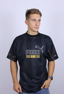 Vintage Puma Jersey Mens Logo T-shirt Top