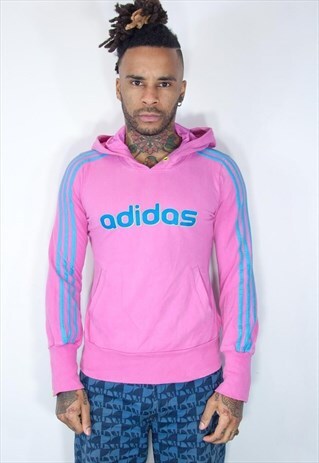 VINTAGE ADIDAS HOODIE PINK