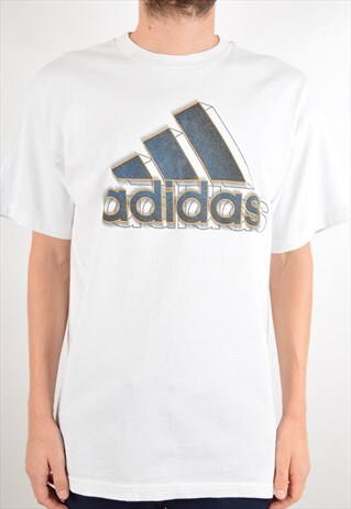 VINTAGE ADIDAS T-SHIRT MADE IN USA 90'S (1633)