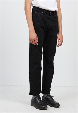 VINTAGE BLACK LEE DENIM JEANS