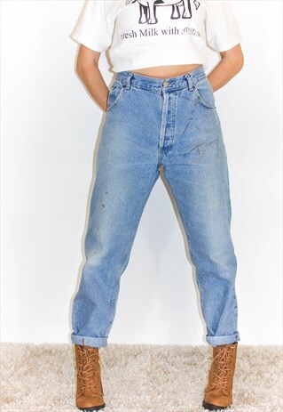 VINTAGE 80'S GRUNGE HIGH WAIST LEVI'S MOM JEANS