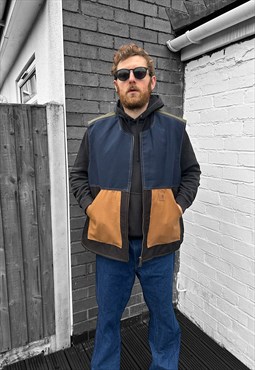 Vintage Reworked Carhartt one of a kind gilet jacket 