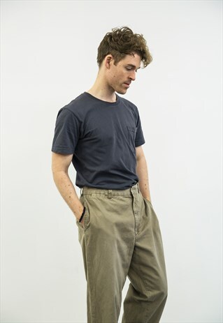 DOCKERS VINTAGE 1980S BEIGE TROUSERS