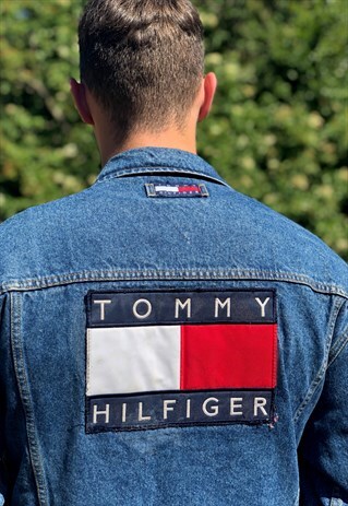 TOMMY HILFIGER FLAG DENIM JACKET