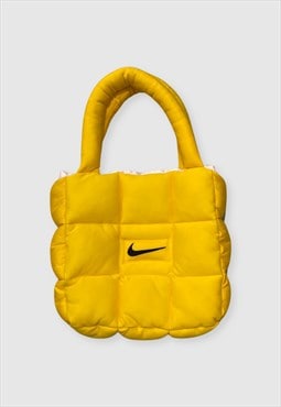 Reworked Nike Puffer Bag Yellow