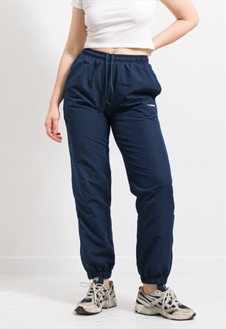 DIADORA track pants in blue vintage joggers women size S/M