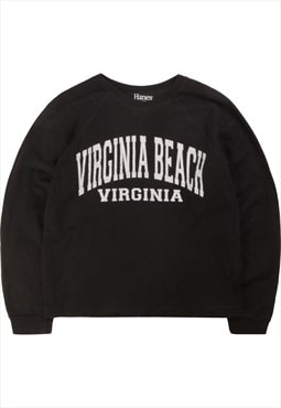 Vintage 90's Hanes Sweatshirt Virginia Beach Crewneck