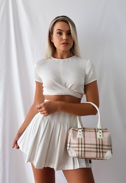 Limited Edition Authentic Vintage 2000s Pink Burberry Tote 
