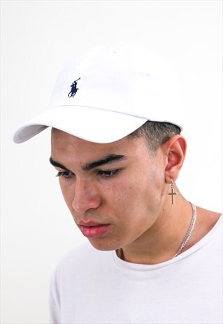 BRAND NEW WITHOUT TAGS RALPH LAUREN WHITE CAP