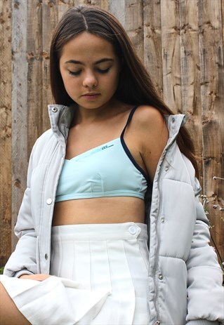 90'S BABY BLUE BIKINI/ CROP TOP
