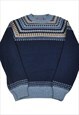 Vintage Pendleton Knitted Jumper Icelandic Style Pattern S