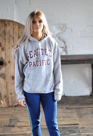 VINTAGE 90S CHAMPION SEATTLE PACIFIC USA COLLEGE HOODIE
