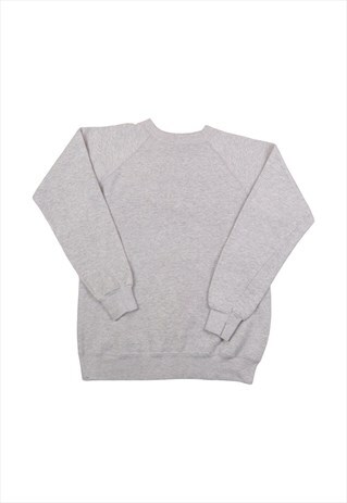 Vintage 80s Sweatshirt Grey Ladies Large