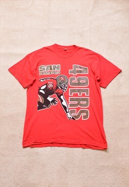 Vintage 1992 Screen Stars 49ers Single Stitch Print T Shirt