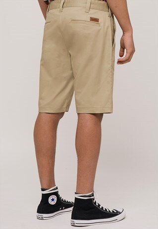 "WORK" SHORT IN BEIGE