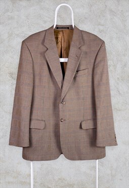 Vintage St Michael Tweed Blazer Pure New Wool 42 Medium