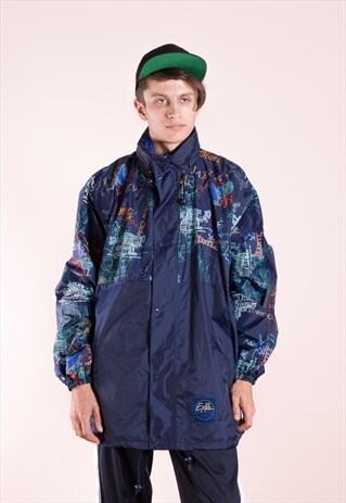VINTAGE NYLON WINDBREAKER FROM THE 90S