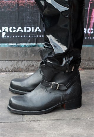 VINTAGE SKECHERS BIKER BOOTS