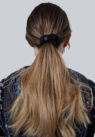 SEQUIN MESH HAIR SCRUNCHIES