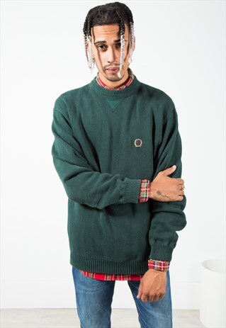 VINTAGE 80S TOMMY HILFIGER KNIT JUMPER / S333