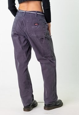 Navy Blue 90s Dickies  Cargo Skater Trousers Pants Jeans