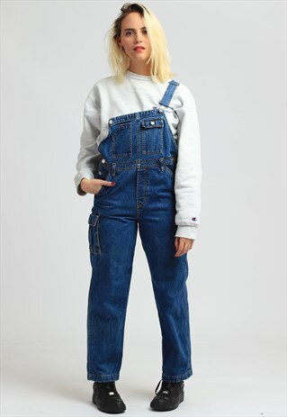 VINTAGE CALVIN KLEIN DENIM LONG LENGTH DUNGAREES