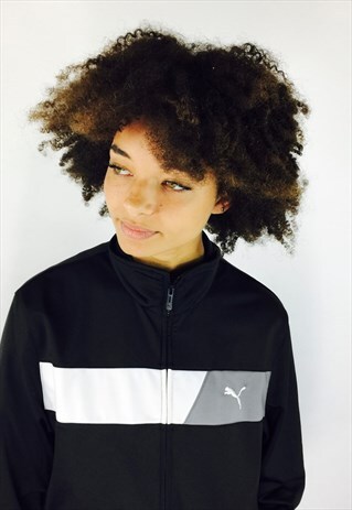 BLACK PUMA SPORT TRACK JACKET