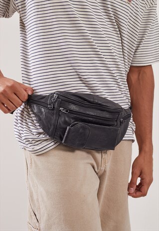 VINTAGE LEATHER FESTIVAL BUM BAG