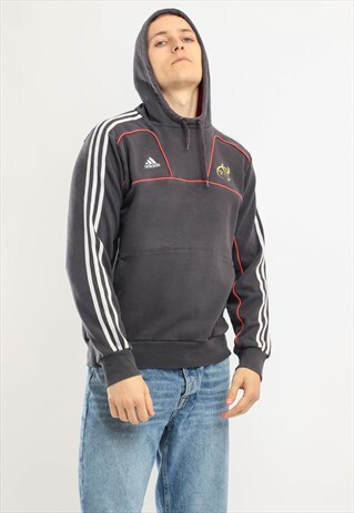 VINTAGE ADIDAS HOODIE GREY