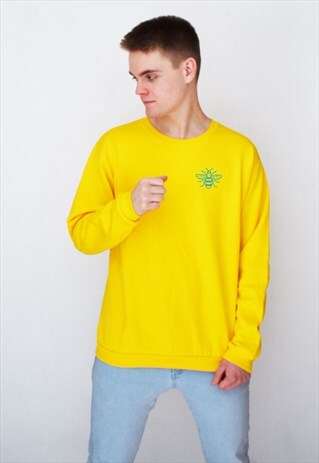 YELLOW BEE (BLUE) SWEATSHIRT