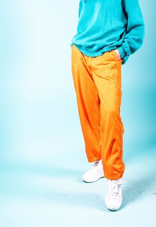 VINTAGE COMBAT TROUSERS IN NEON ORANGE