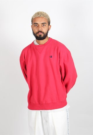 VINTAGE CHAMPION SWEATSHIRT RED