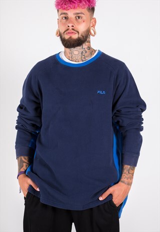 VINTAGE 80S FILA SWEATSHIRT / S4282