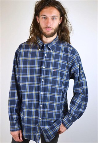 VINTAGE 90'S TOMMY HILFIGER CHECKED SHIRT