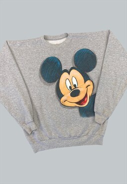 American Vintage Sweatshirt Grey Disney Jumper 26610