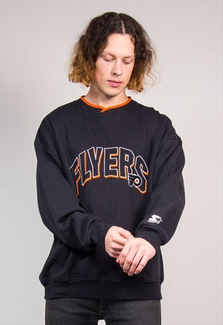 90'S VINTAGE STARTER NHL PHILADELPHIA FLYERS SWEATER JUMPER
