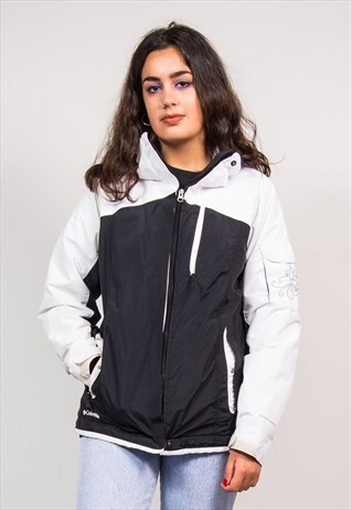 VINTAGE 90'S BLACK COLUMBIA LIGHTWEIGHT JACKET COAT
