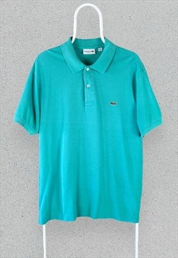 Lacoste Green Polo Shirt Cotton Pique Classic Fit Mens XL