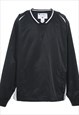 Vintage Champion Black Long-Sleeve Nylon Jersey - L