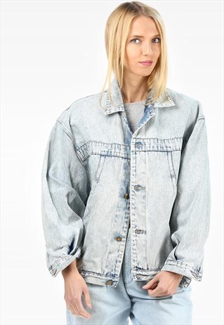 ACID WASH DENIM JACKET