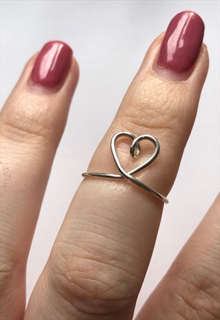 MIDI RING, HEART RING, ADJUSTABLE RING, STACKABLE RING,