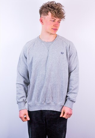 VINTAGE FRED PERRY SWEATSHIRT IN GREY